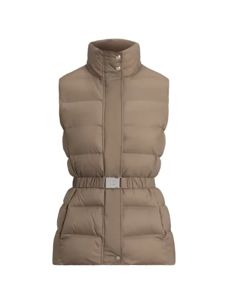 Matlasat cu centură vestă Lauren Ralph Lauren maro