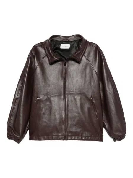 Kurtka skórzana Magda Butrym czerwona