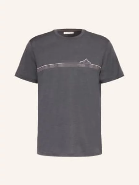 Icebreaker Tričko Merino Tech Lite Z Merino Vlny tmavě / růžová šedá