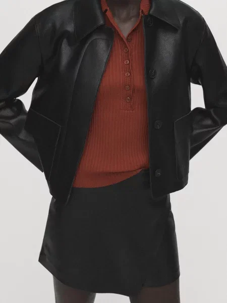 Спідниця-шорти MANGO чорний