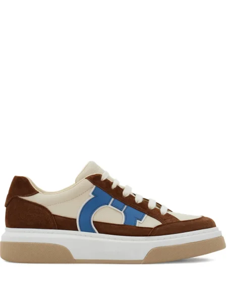 Sneakerși Ferragamo din piele de căprioară
