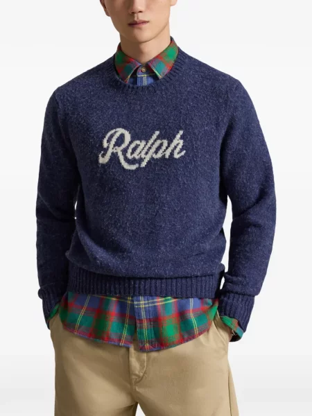 Șosete Polo Ralph Lauren cu broderie în carouri de flanelă verde