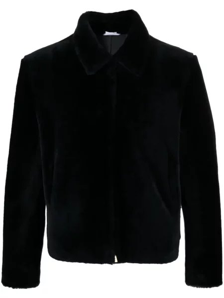 Geanta de piele Thom Browne albastru