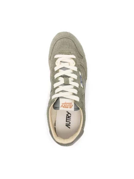 Sneakersy Autry skórzane zielone