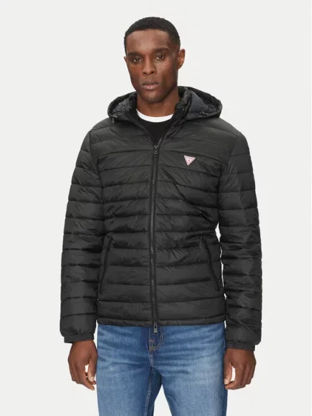 Puhovka Guess Jeans črna