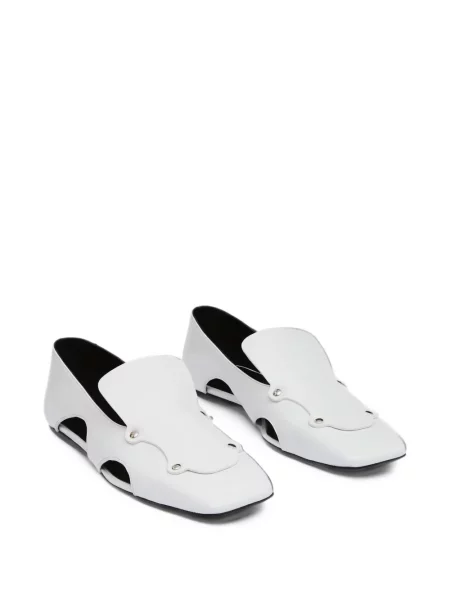 Pantofi loafer Christopher Esber din piele alb