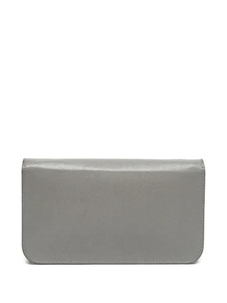 Geanta de piele Furla din piele gri
