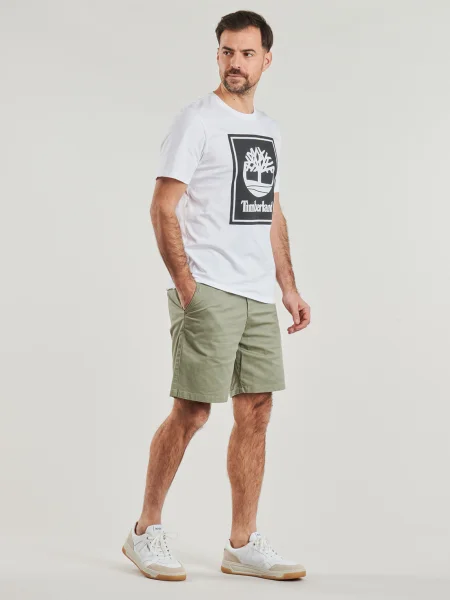 Tricou Timberland scurt alb