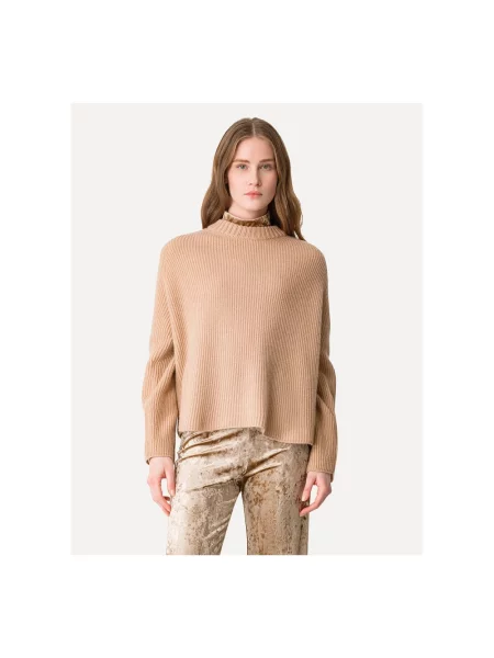Sweter Forte Forte wełniany beżowy