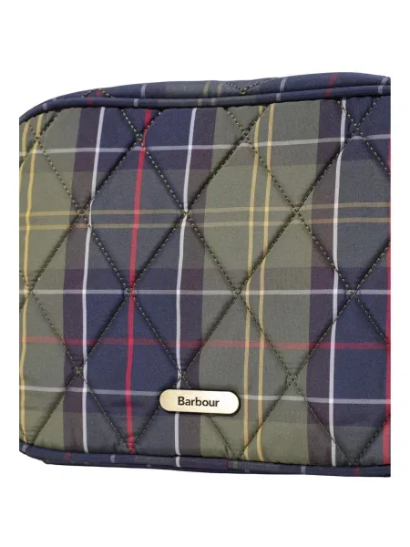 Prešívaný crossbody kabelka Barbour zelená