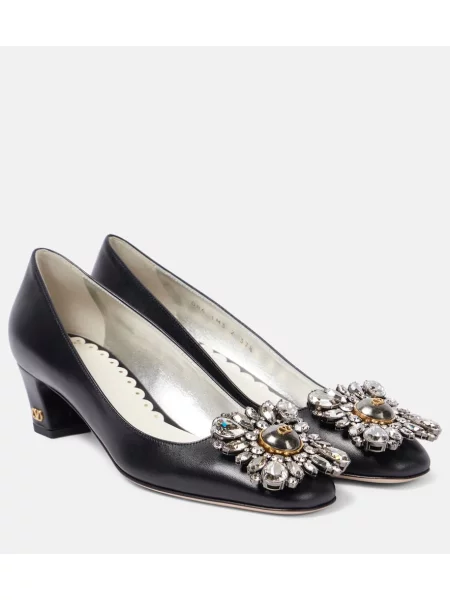 Pantofi cu toc Valentino Garavani din piele negru