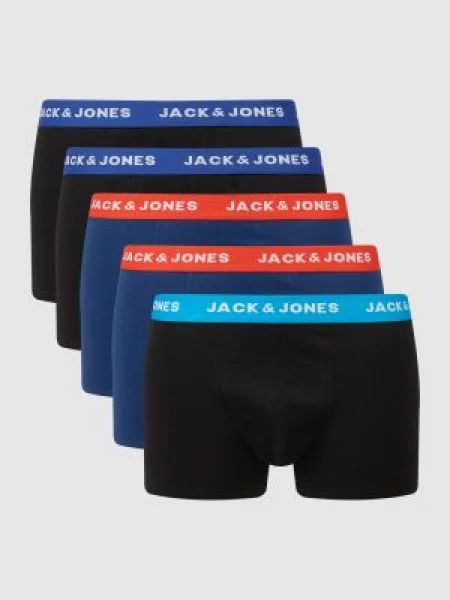 Obcisłe bokserki w zestawie 5 szt. Jack & Jones niebieskie