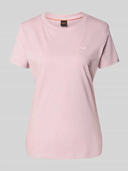 BOSS T-Shirt C_Esogo_Hw różowy