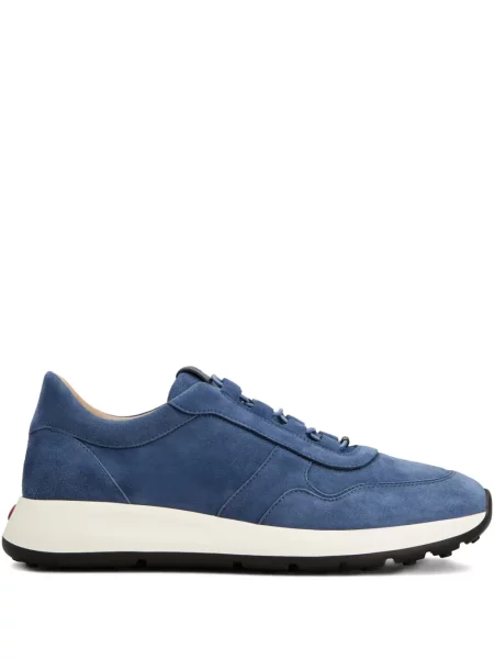 Sneakerși Tod's cu șireturi din piele de căprioară cu buline roșu