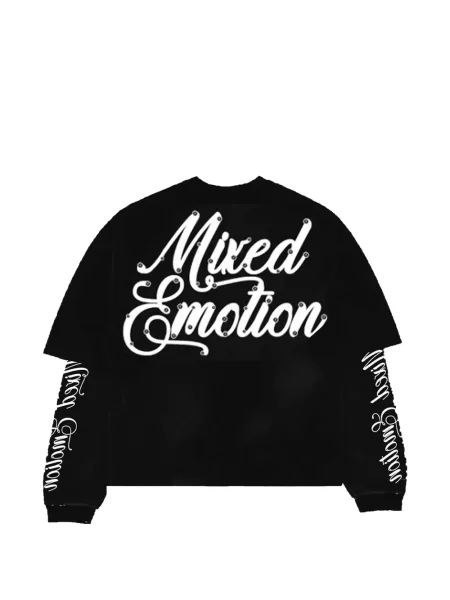 Marškinėliai Mixed Emotion juoda