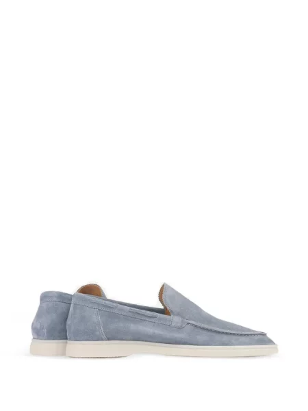 Pantofi loafer Aurélien din piele de căprioară albastru