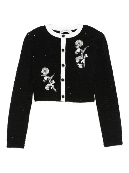 Geacă Self-portrait negru