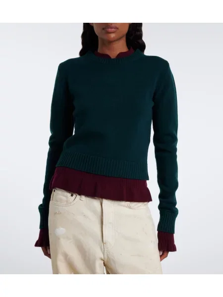 Pulover Acne Studios de lână verde