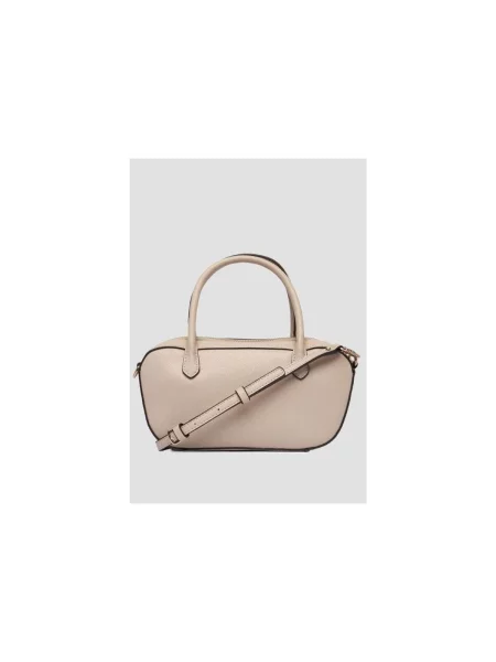 Kabelka GUESS Davina Small Satchel Light Taupe Universal béžová
