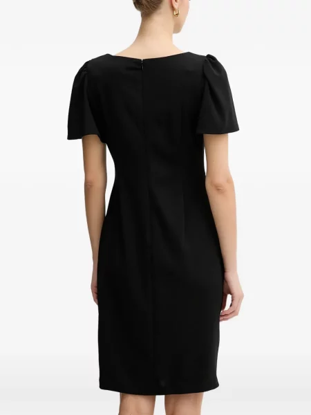 Rochie mini Dkny cu volane de costum mini negru