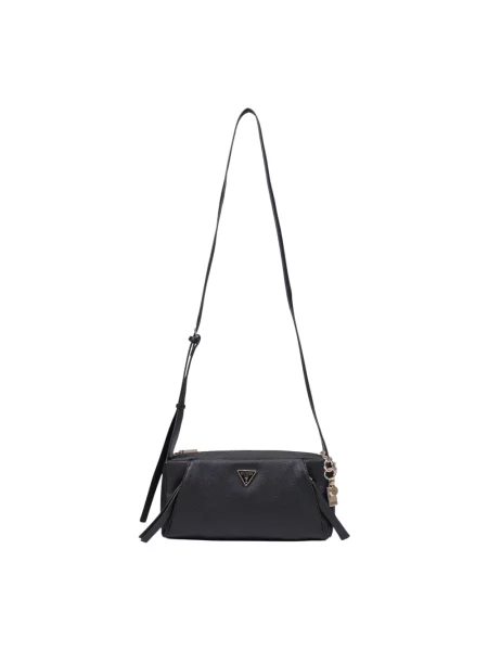 Torebka crossbody Guess skórzana czarna