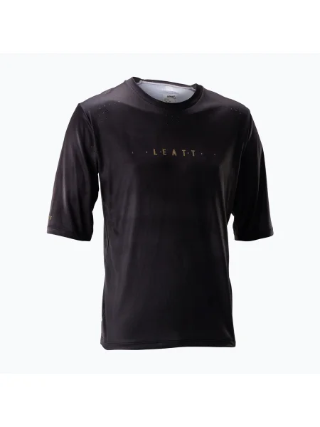 Велосипедна футболка Leatt MTB Gravity black чорна