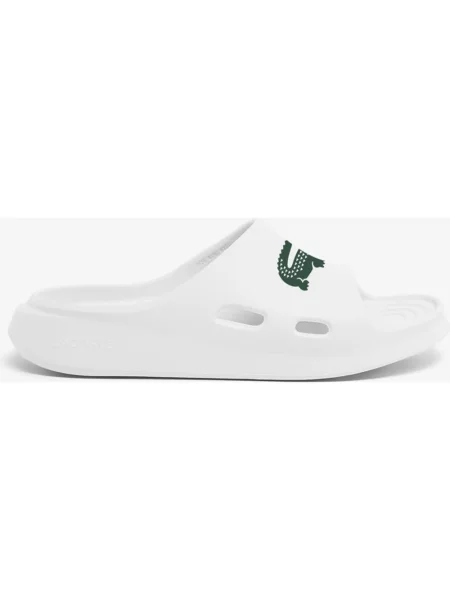 Klapki Lacoste Molded Slide zielony biały