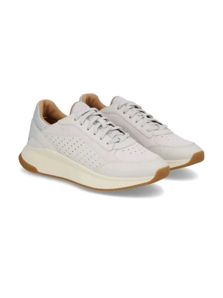 Sneakersy Boss skórzane szare