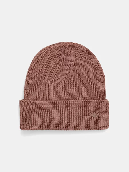 Șapcă adidas Everyday Icons Beanie With Tonal Metal Trefoil Warm Clay S portocaliu