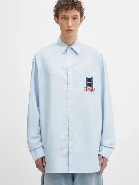 JW Anderson cămașă din Window Embroidery cu guler clasic relaxed