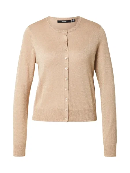 VERO MODA Geacă tricotată VMBLAZE cămilă maro