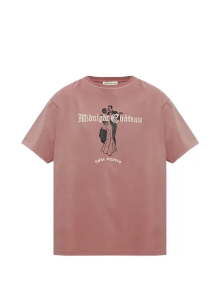 Tricou Duke & Dexter cu imagine roz