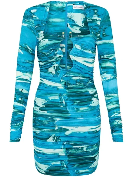 Mała mały sukienka mini Rebecca Vallance garniturowa niebieska