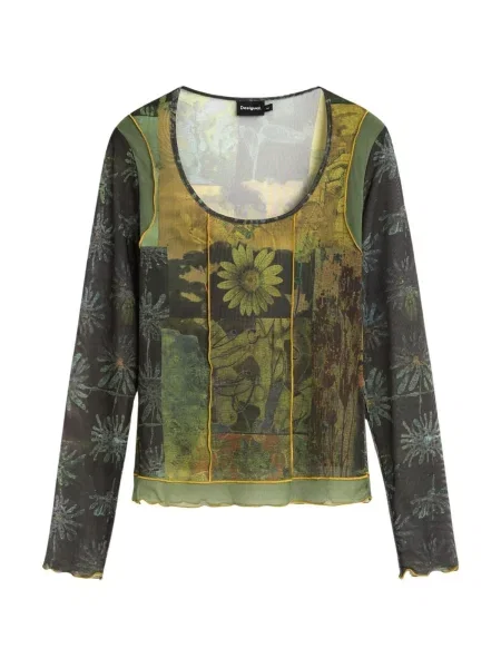 Tricou Desigual verde