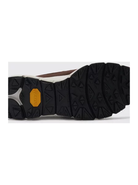 Sneakersy Scarosso skórzane brązowe