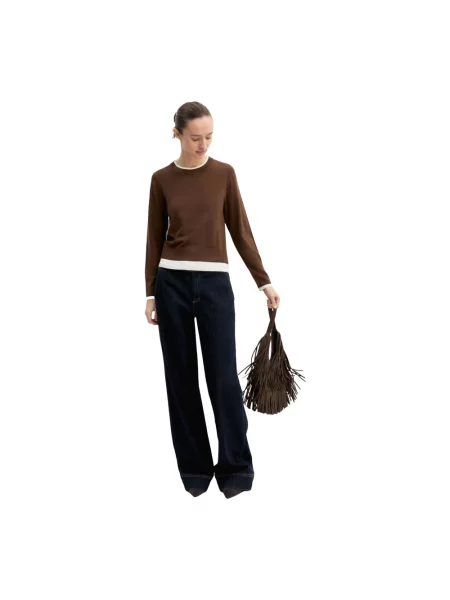 Marella Sweter Emme by Marella Prugna brązowy