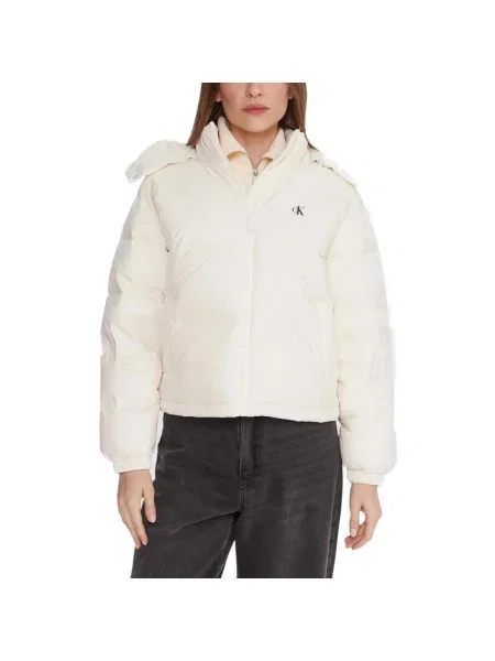 Calvin Klein Jeans Geacă din puf Essential Écru negru