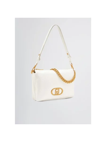 Torebka skórzana Liu Jo elegancka ze skóry ekologicznej biała