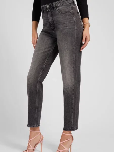 Прямі джинси GUESS сірий