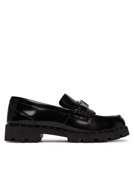 Loafersy KARL LAGERFELD czarne