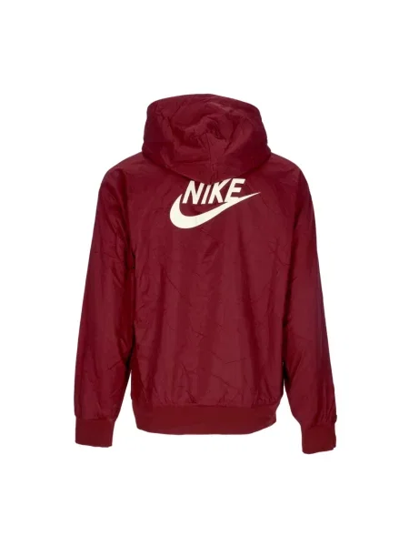 Bluza z kapturem Nike z kapturem czerwona