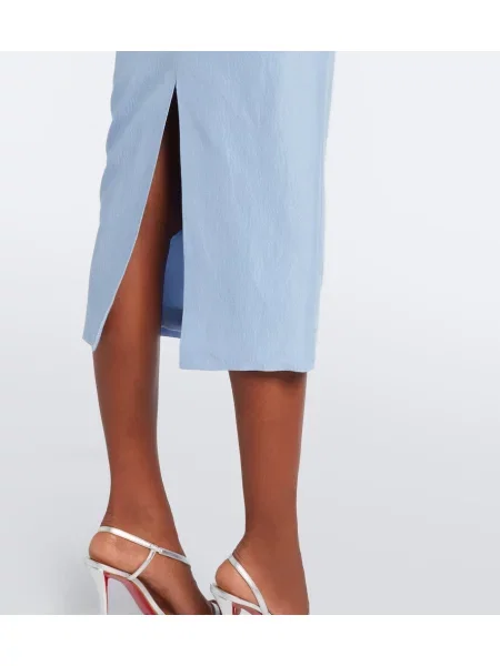 Midi šaty Roland Mouret modrá