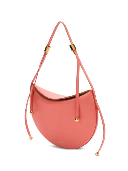 Geanta de piele Furla din piele roz