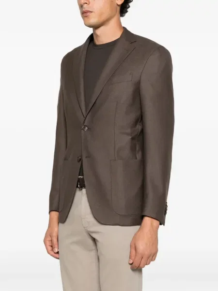 Sacou Corneliani cu rever maro