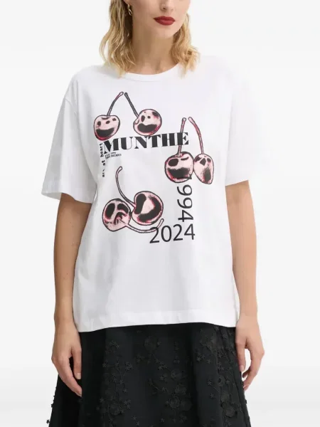 Tricou Munthe cu imagine alb