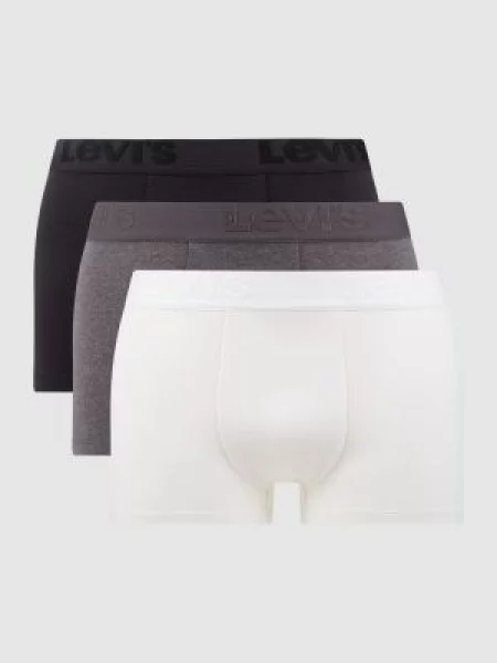 Obcisłe bokserki w zestawie 3 szt. Levi's szare