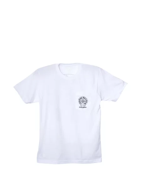 Koszulka Chrome Hearts w serca biała