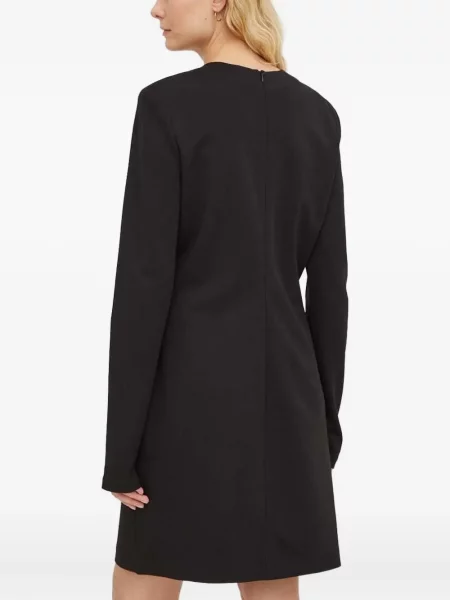 Rochie mini Bruuns Bazaar cu decolteu în V de costum negru