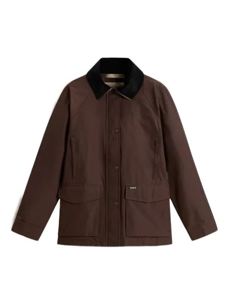 Geacă Woolrich de catifea maro