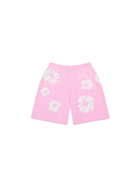 Szorty jeansowe Denim Tears różowe